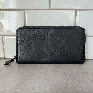 Derek Alexander Genuine Leather Full Zip Wallet